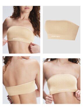 New Savage x Fenty Seamless Bandeau Bralette Size L